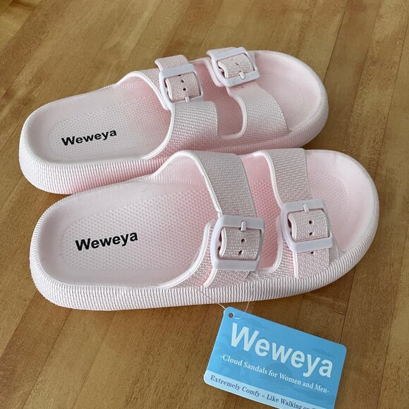 Weweya Shoes - Blush Pink Cloud Sandals